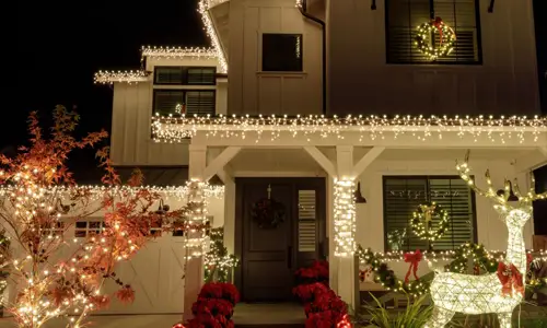Customized Christmas Lighting Installation in Tulsa | Snow Removal Tulsa